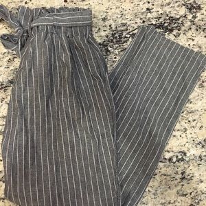High waisted Pinstripe Trouser
